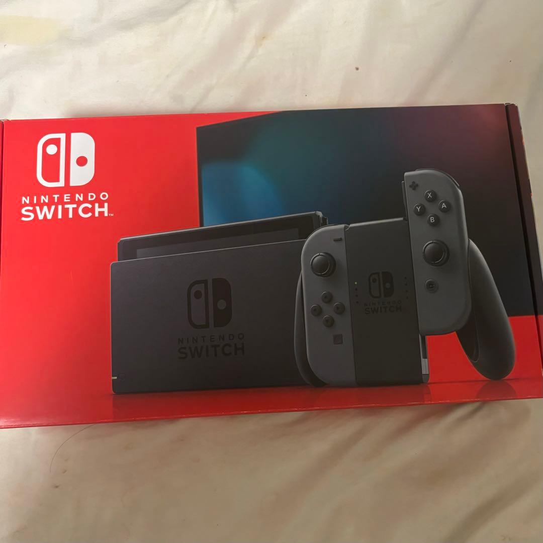 Nintendo Switch スイッチ本体 Joy-Con グレー 付属品無し