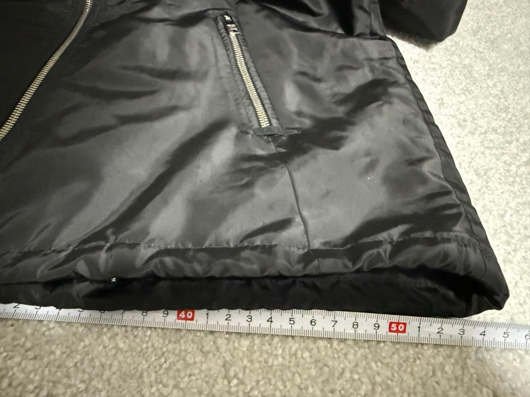 新品未使用PRADA36フード付きブラックナイロンジャケット