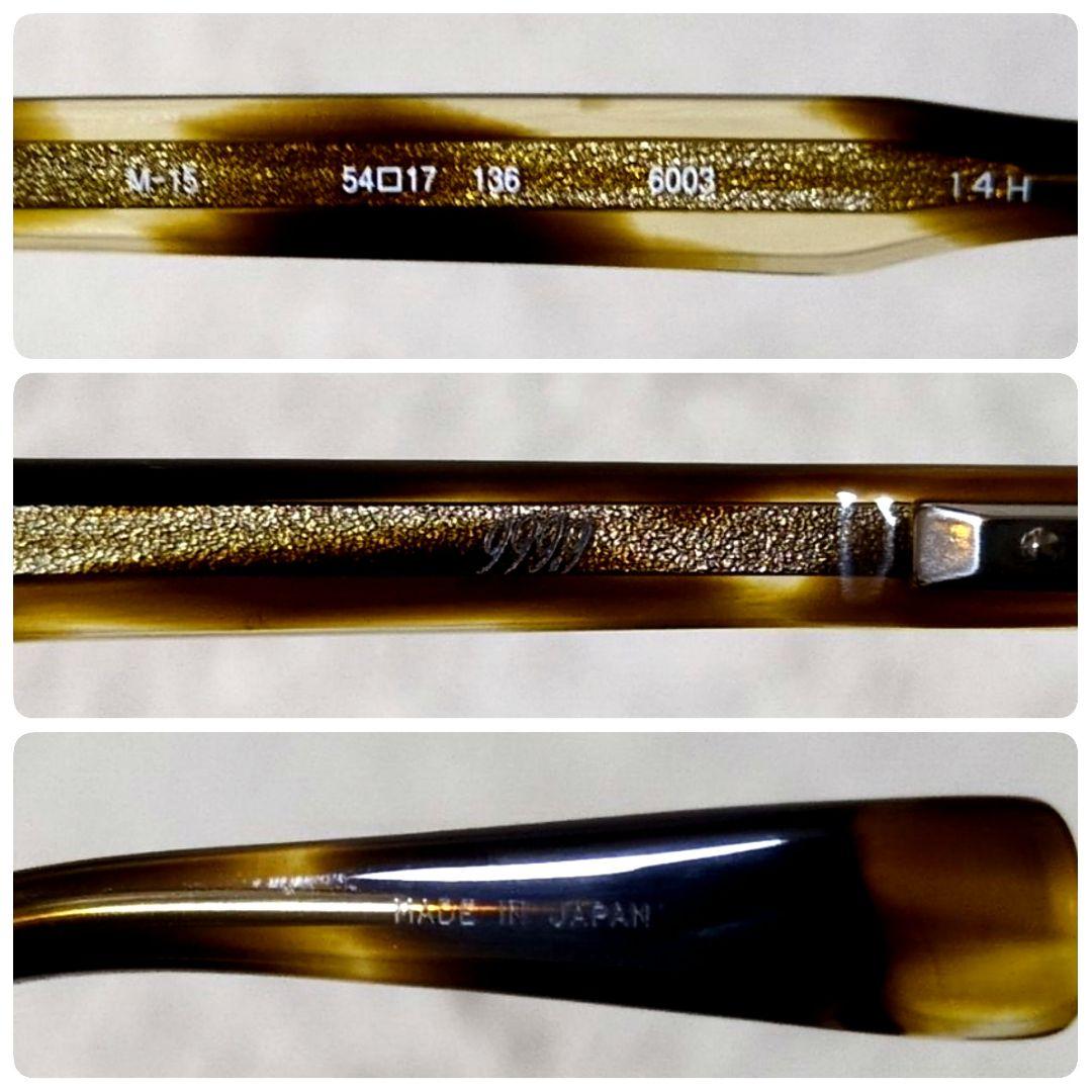 美品 付属品完備 999.9 M-15 サーモント ブロウ サングラス