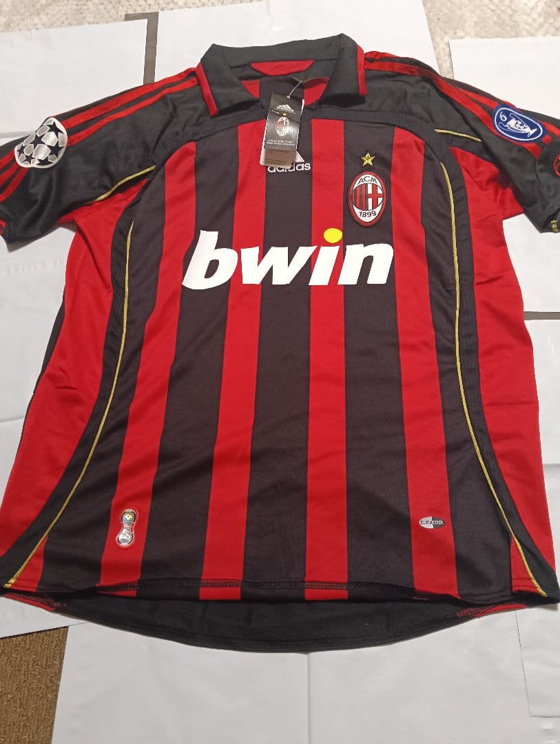 AC Milan ミラン サイズL ユニフォーム #22 カカ 背番号ゴールド