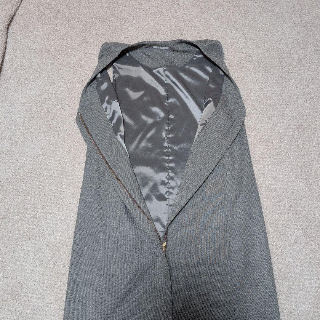 AMACA 　アマカ　ジャンパースカート　ジレ　グレー