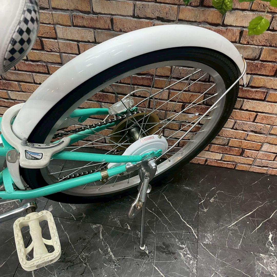 【108】子供用自転車 子供車 GIRLS LABO グリーン 22インチ