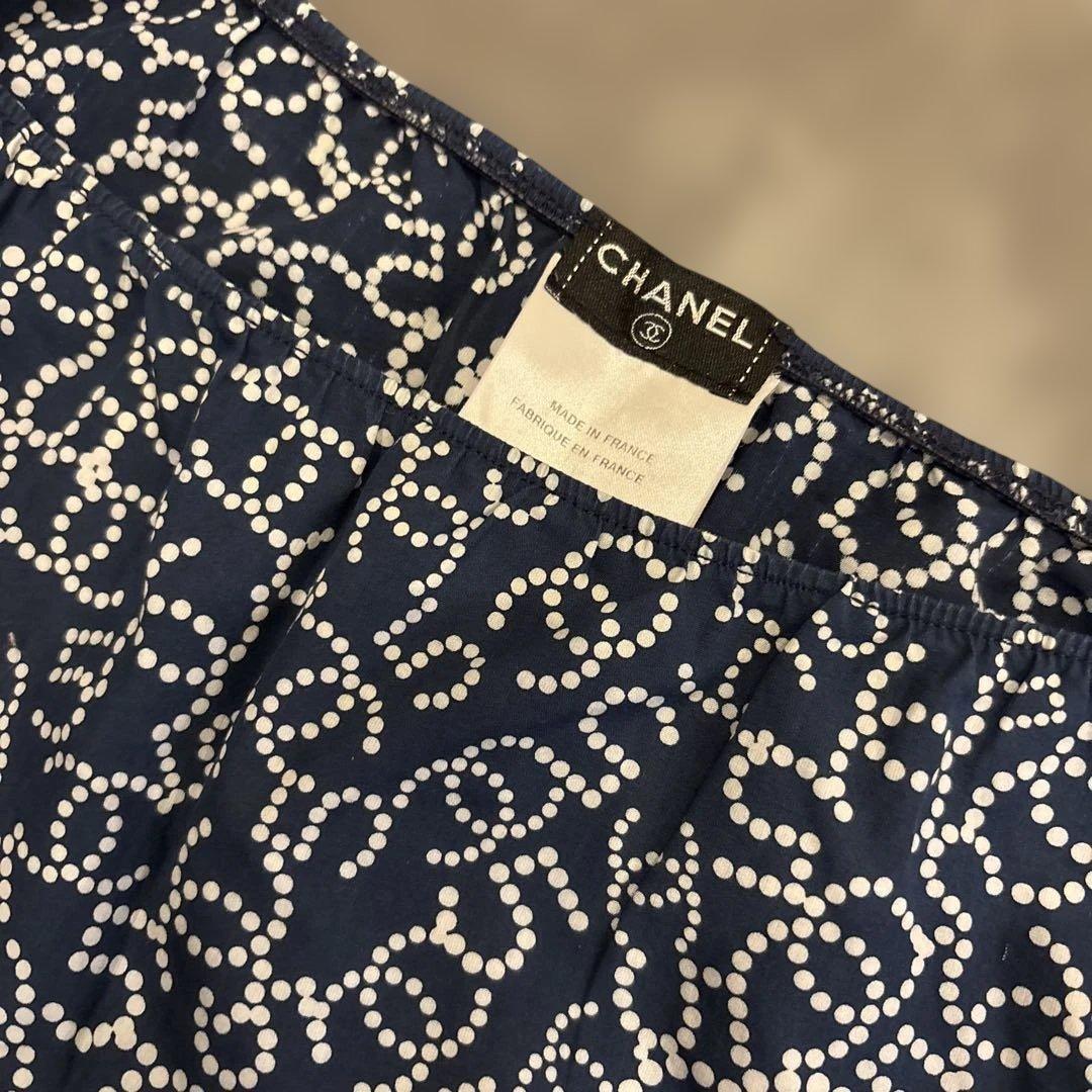 CHANEL⭐︎シャネル CCマーク ウエストリボン　スカート