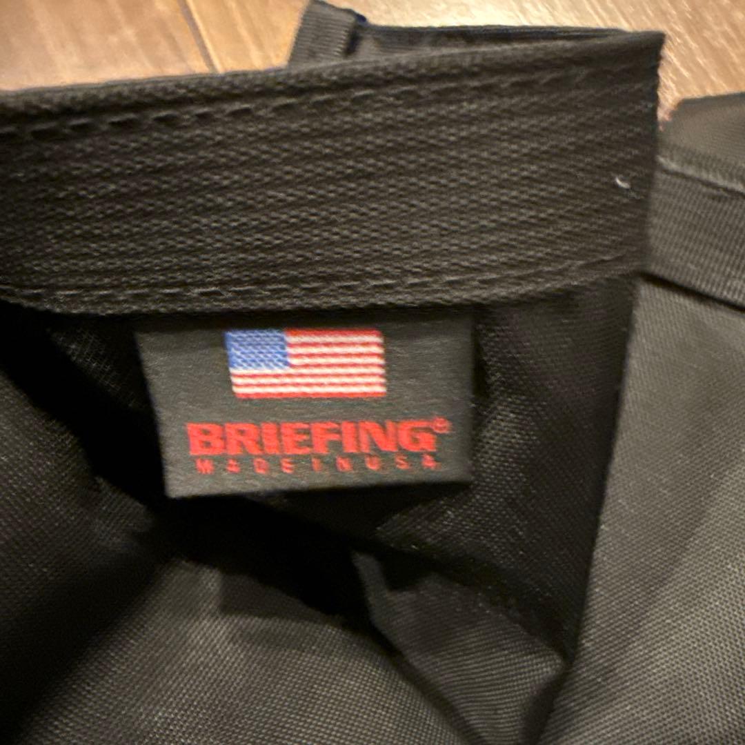 BRIEFING ブラック/スクエアトート BRA241T6 USA製