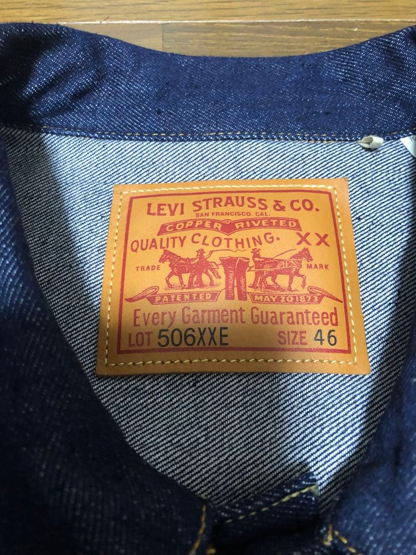 即決 新品未使用 リーバイス LVC 506XX 46