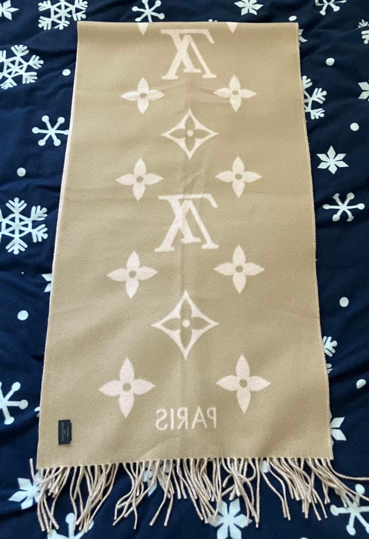 LOUIS VUITTON ピンク マフラー M78908