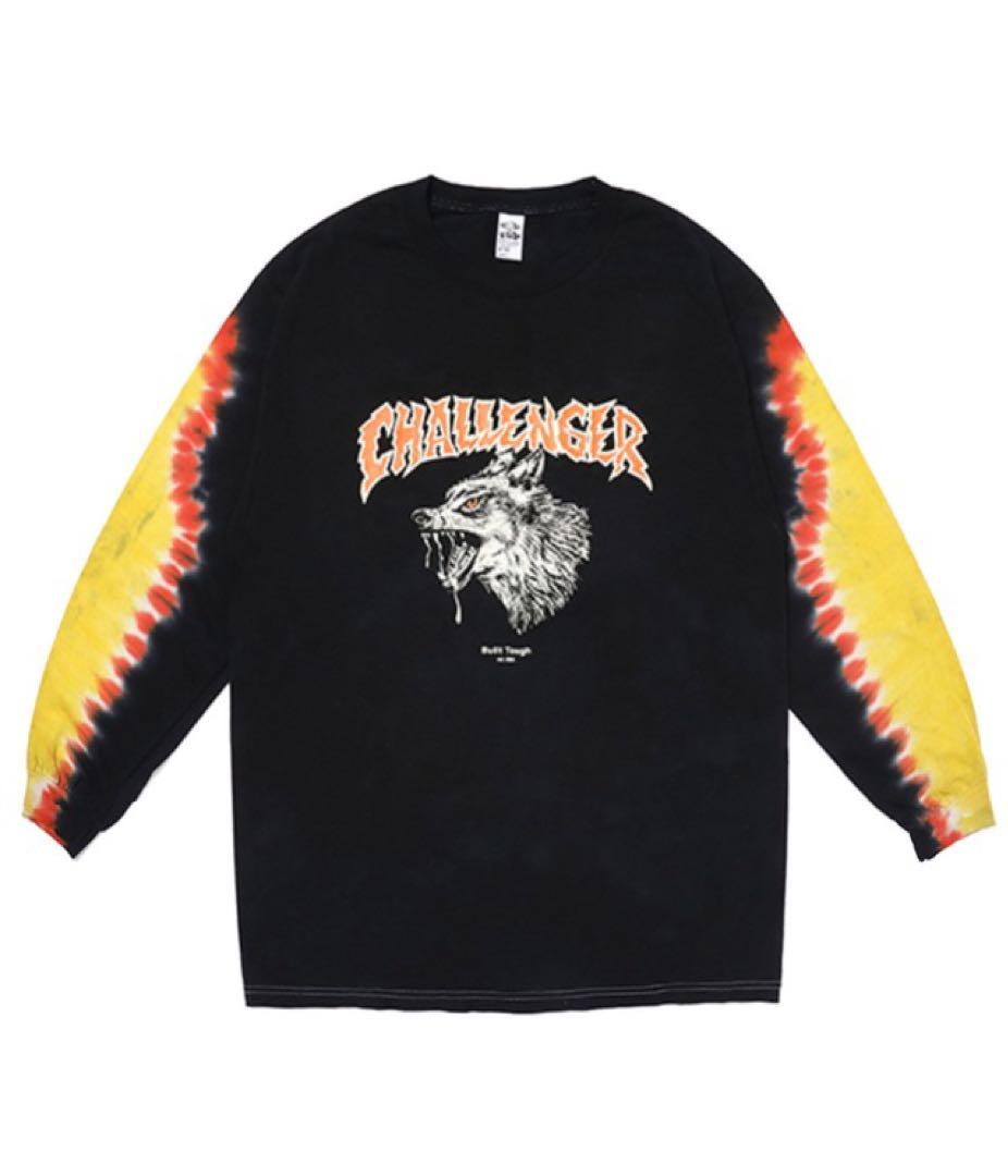 トップス CHALLENGER L/S TIE DYE ZOMBIE WOLF TEE