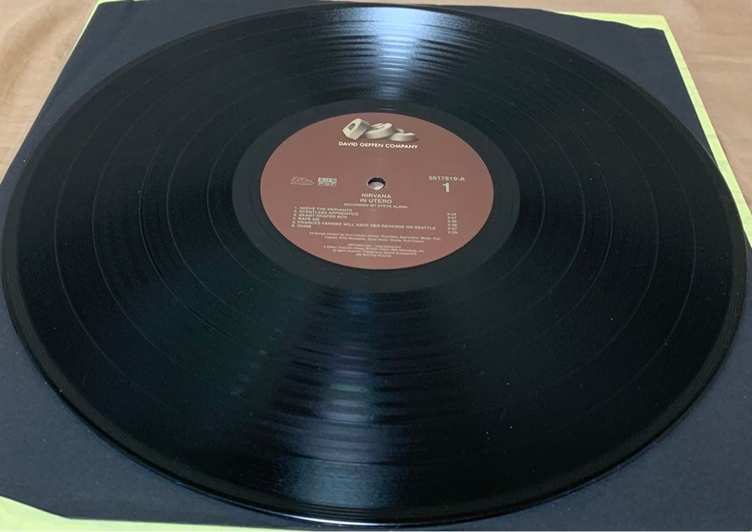 NIRVANA IN UTERO アナログレコード