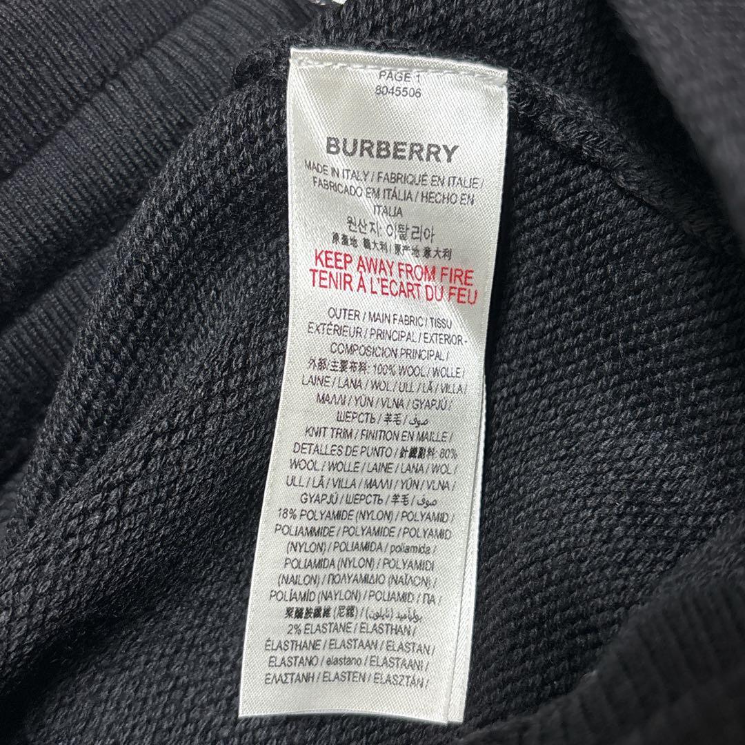 【未使用タグ付】Burberry ブラック ショートパンツ　ウール　高級品