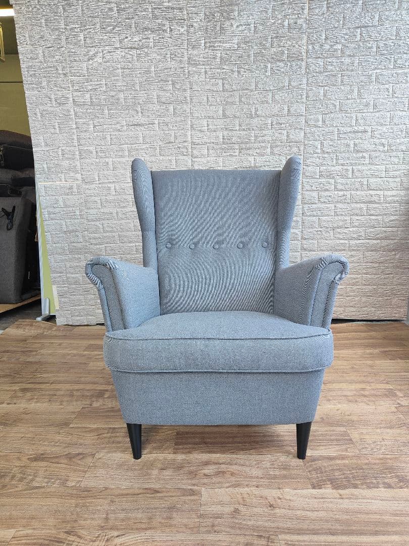 IKEA STRANDMON ストランドモン ウィングチェア・オットマンセット