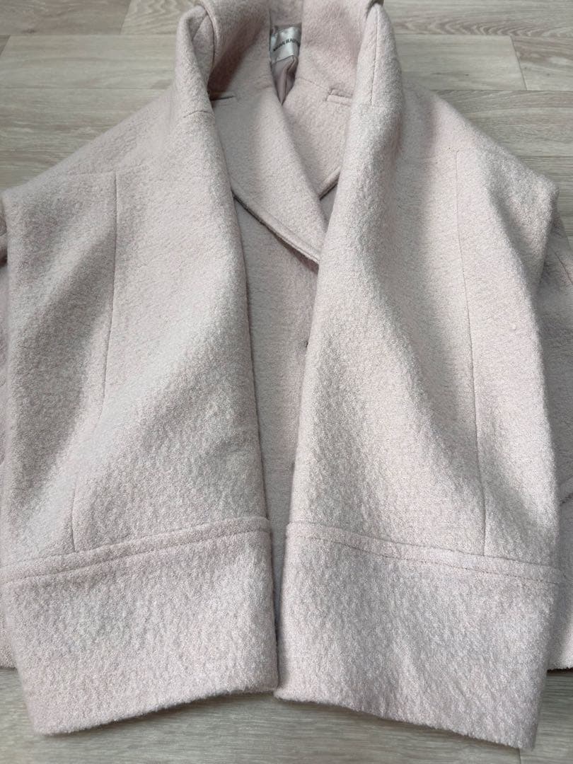 NATURAL BEAUTY BASIC ウーリーフォルムハーフコート S