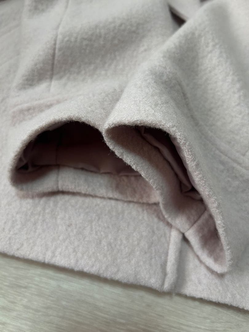 NATURAL BEAUTY BASIC ウーリーフォルムハーフコート S