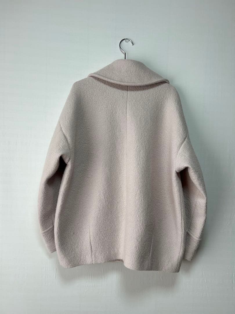 NATURAL BEAUTY BASIC ウーリーフォルムハーフコート S