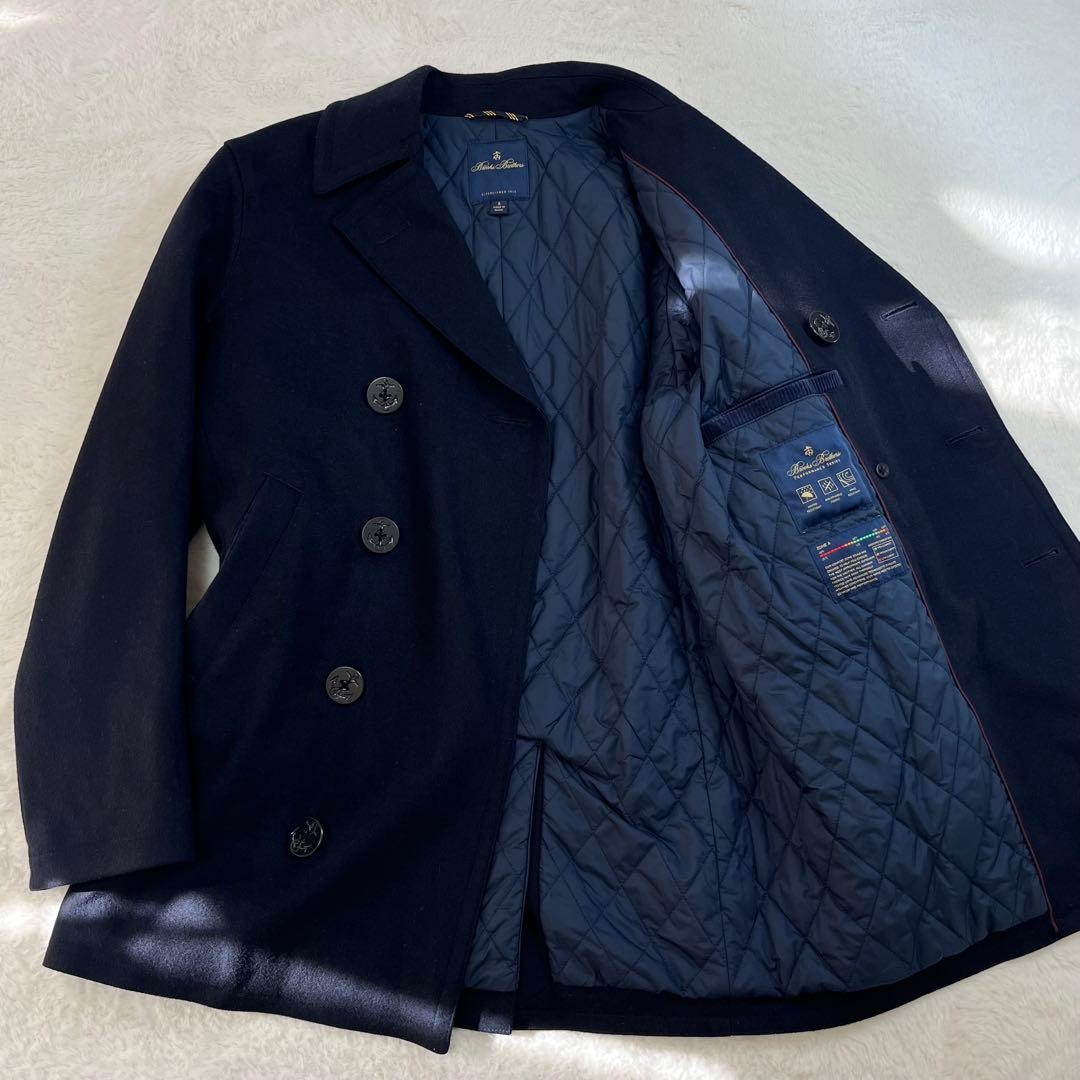 ブルックスブラザーズ　ピーコート　カノニコ　ジャケット　サーモア　ネイビー　S