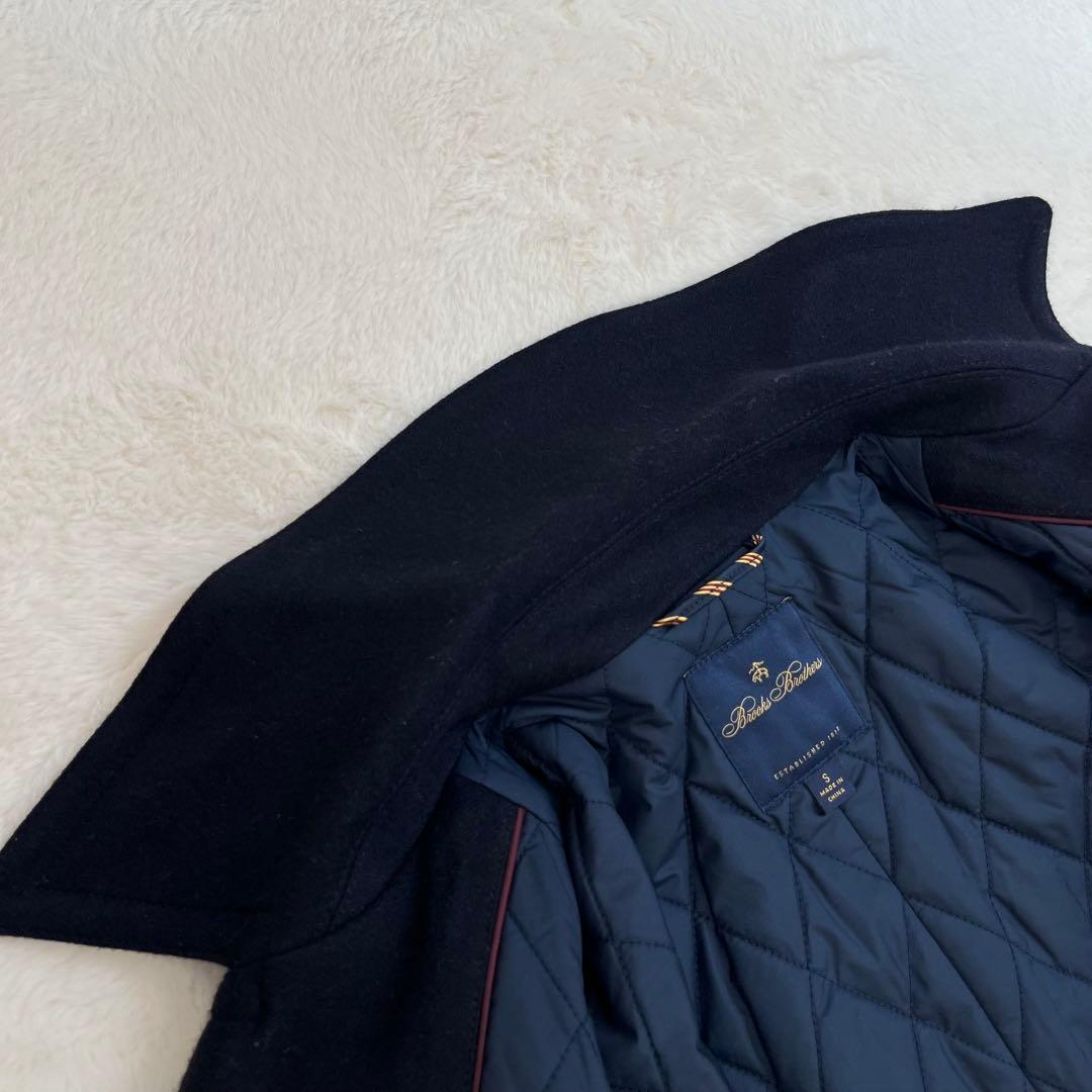 ブルックスブラザーズ　ピーコート　カノニコ　ジャケット　サーモア　ネイビー　S