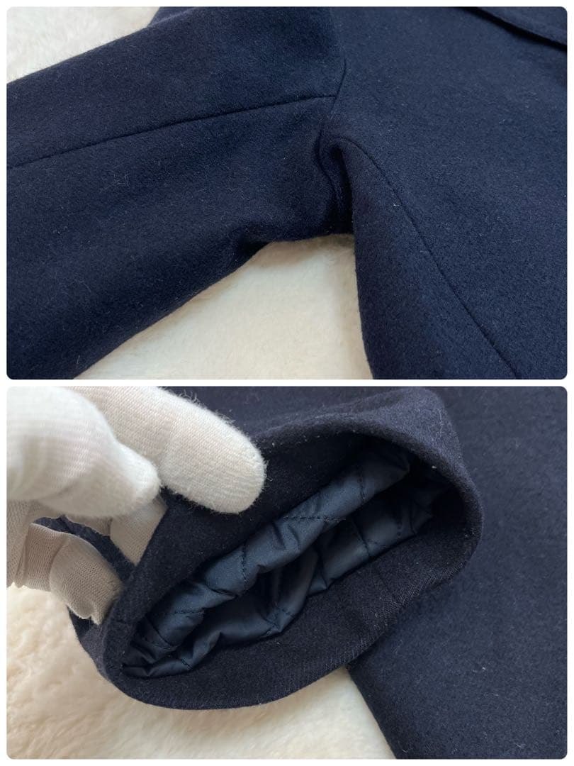 ブルックスブラザーズ　ピーコート　カノニコ　ジャケット　サーモア　ネイビー　S