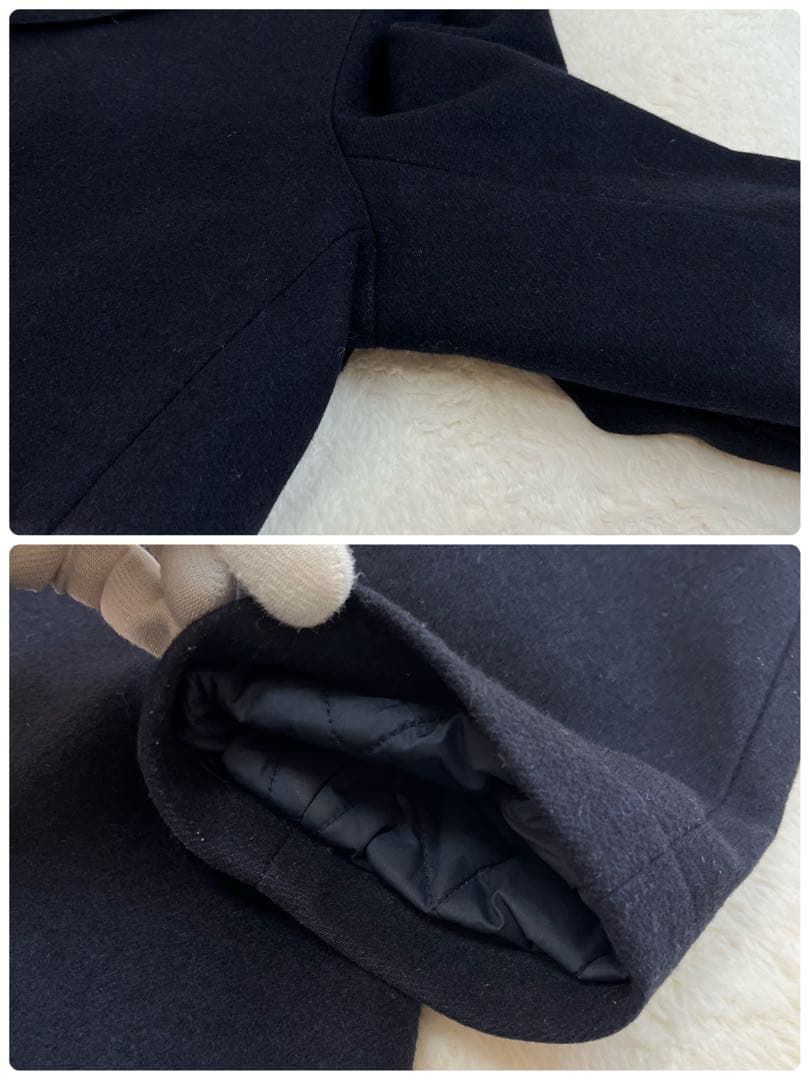 ブルックスブラザーズ　ピーコート　カノニコ　ジャケット　サーモア　ネイビー　S