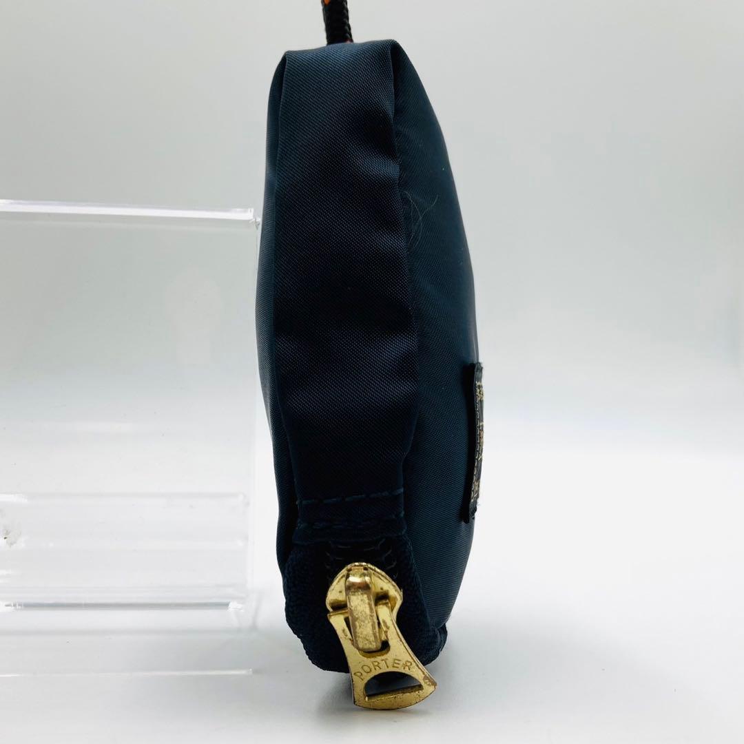 未使用級✨ポーター　オフィサーキット　ネックポーチ　キーケース　アイアンブルー