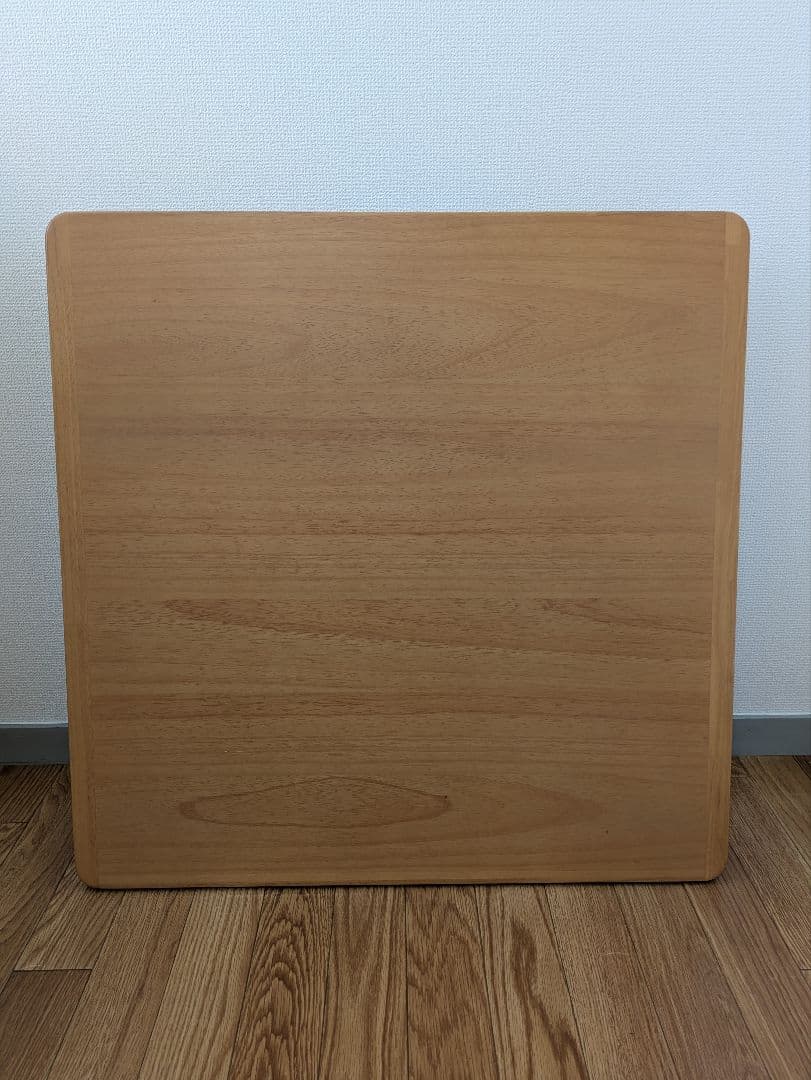 無印良品 木製テーブル　７０×７０ｃｍ　ラバーウッド材　ナチュラル