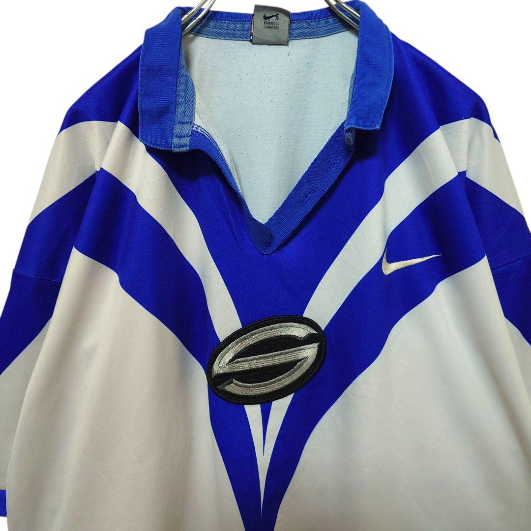 【NIKE】希少 90s カンタベリー・ブルドッグス ラガーシャツ A-3716