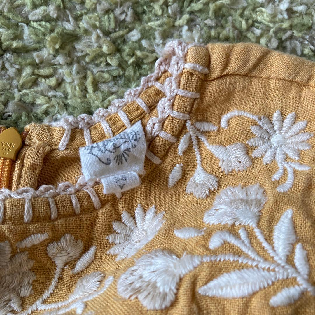 Apolina Dora Dress - Mango（SIZE：3-5Y）