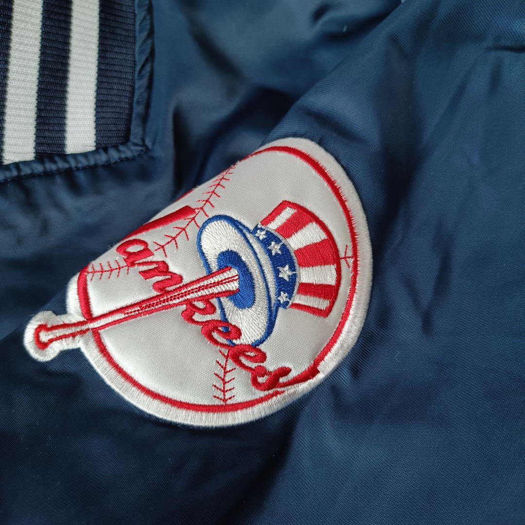 ヤンキース　スタジャンジャケット　ネイビー