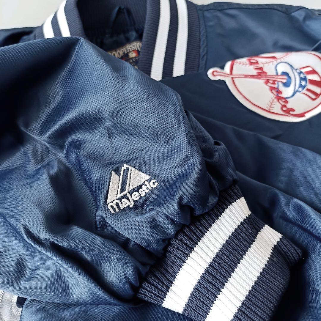 ヤンキース　スタジャンジャケット　ネイビー