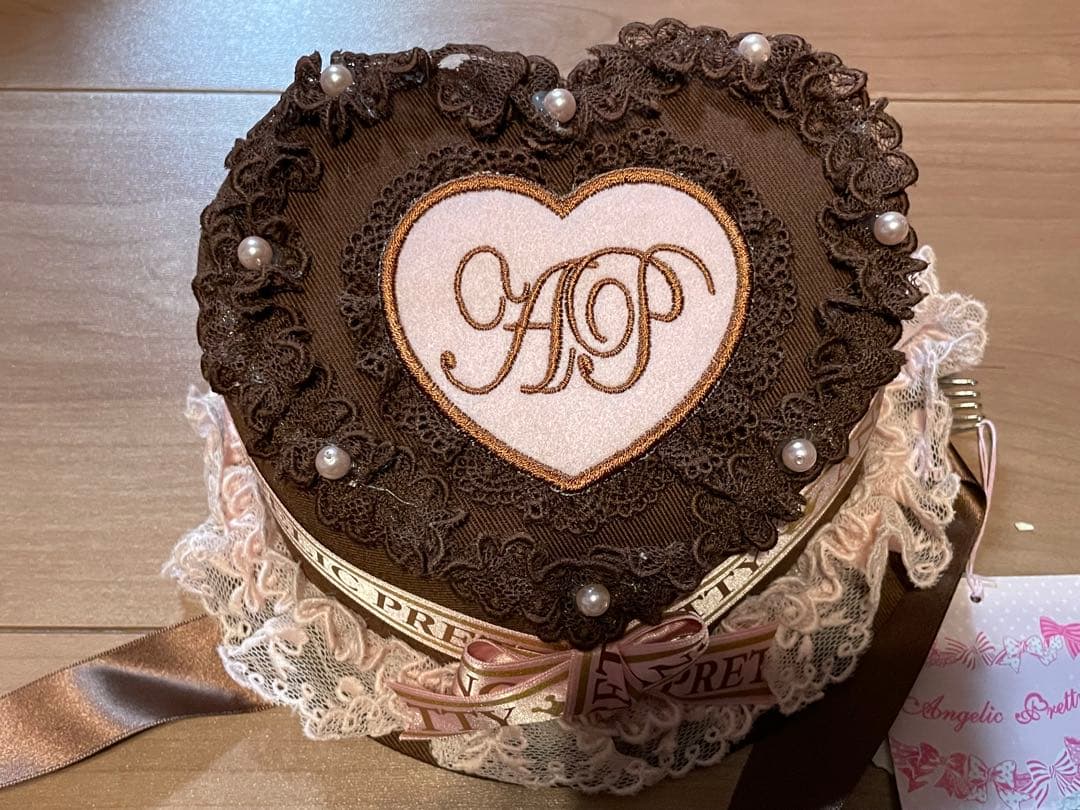 お値下げ中　アンジェリックプリティ　メルティチョコレート　ミニハット　未着用