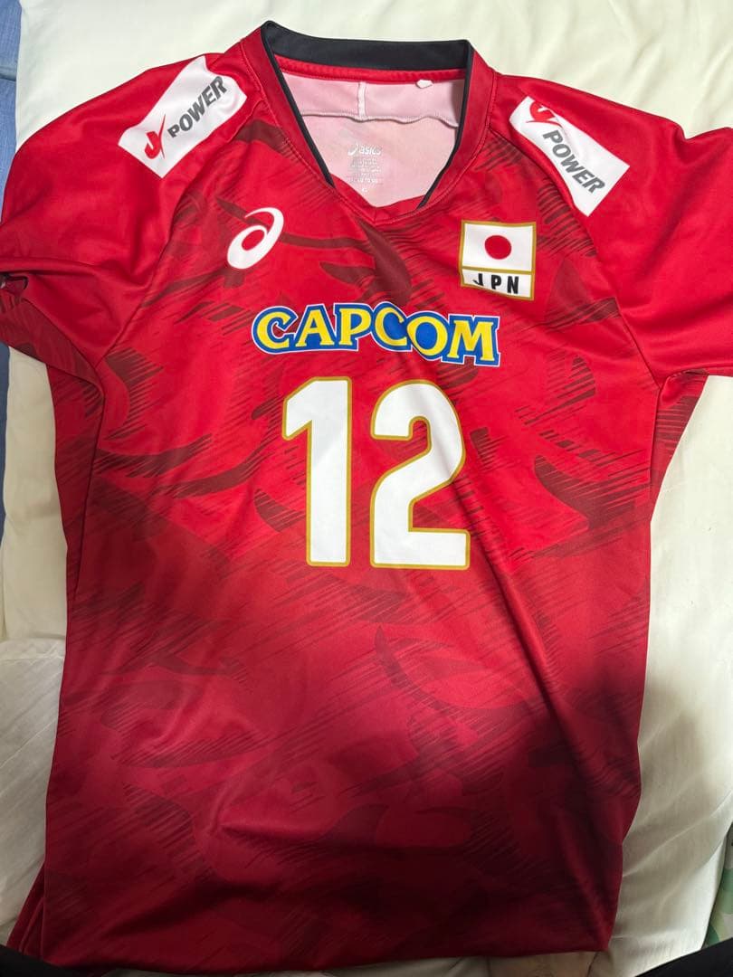 CAPCOM 日本代表 バレーボールシャツ 12 髙橋藍
