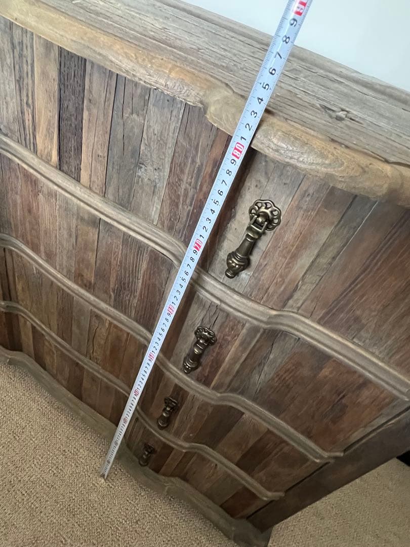 O*t様 アンティーク風5段引き出しチェスト