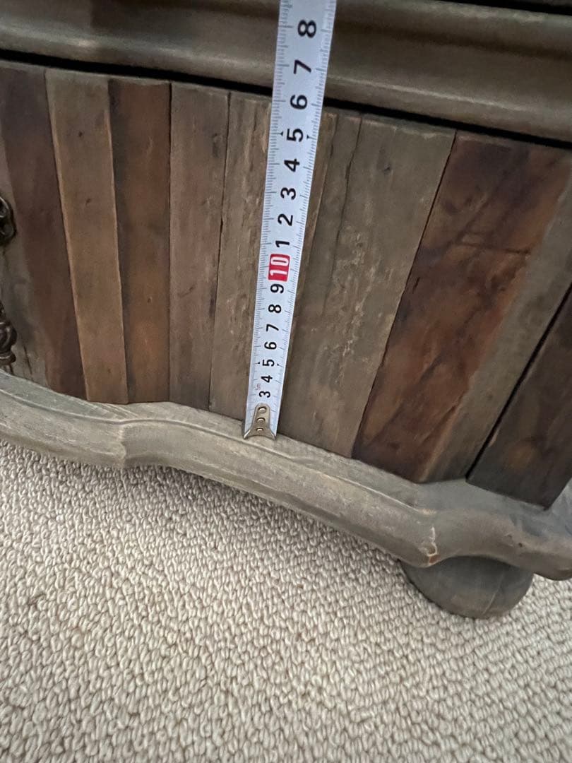 O*t様 アンティーク風5段引き出しチェスト