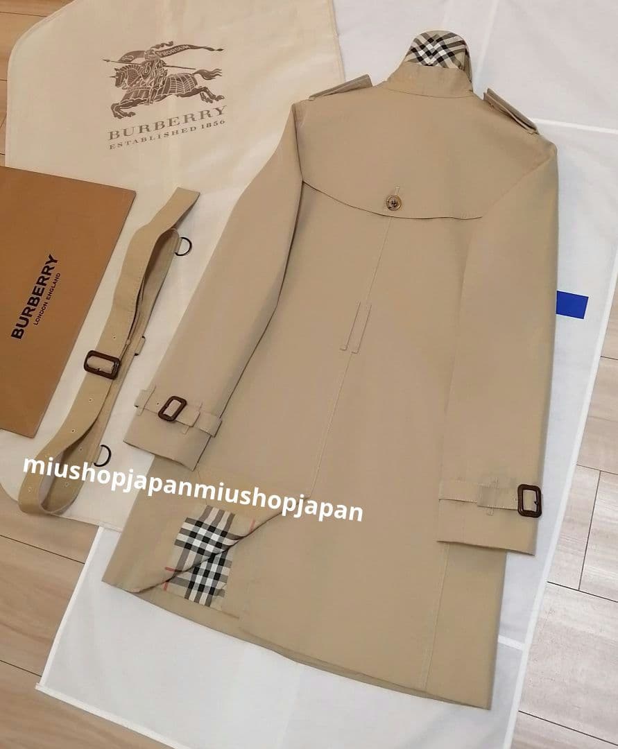 本物上質●S BURBERRY　ロンドン　トレンチコート　ハニーベージュ