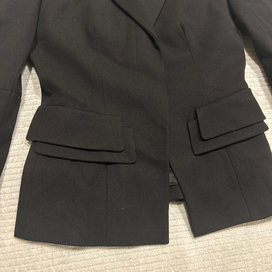 GUCCI テーラードジャケット　ブラック　38 ウール100% ダブルポケット