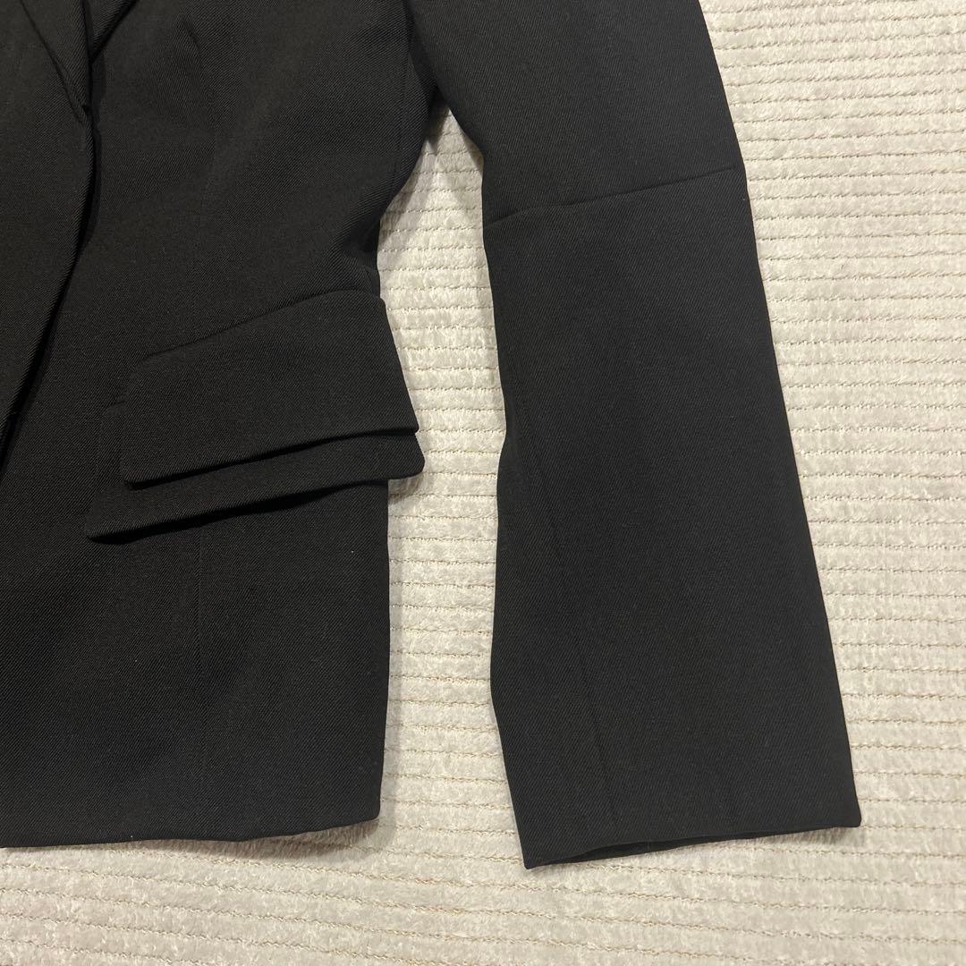 GUCCI テーラードジャケット　ブラック　38 ウール100% ダブルポケット