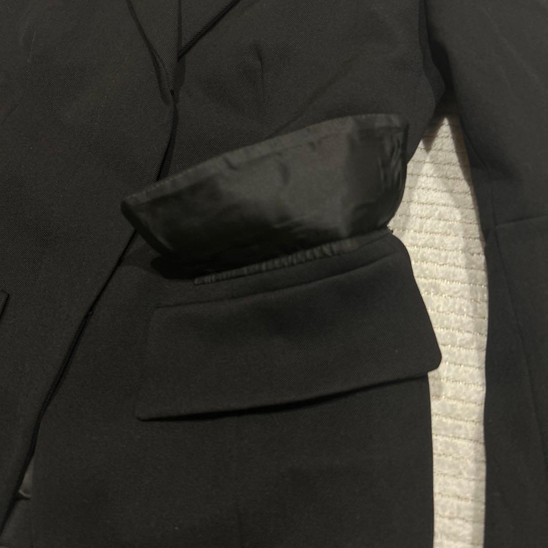GUCCI テーラードジャケット　ブラック　38 ウール100% ダブルポケット