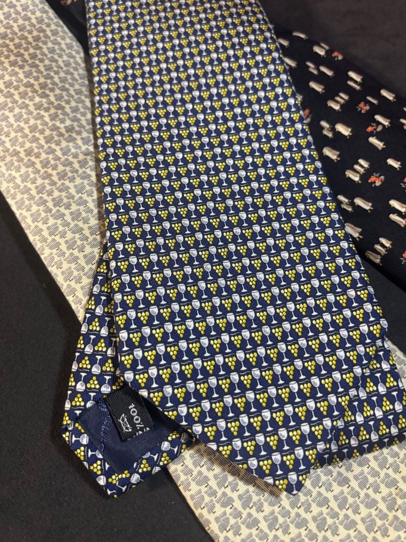 Ferragamo ネクタイ3本セット 箱付き 美品