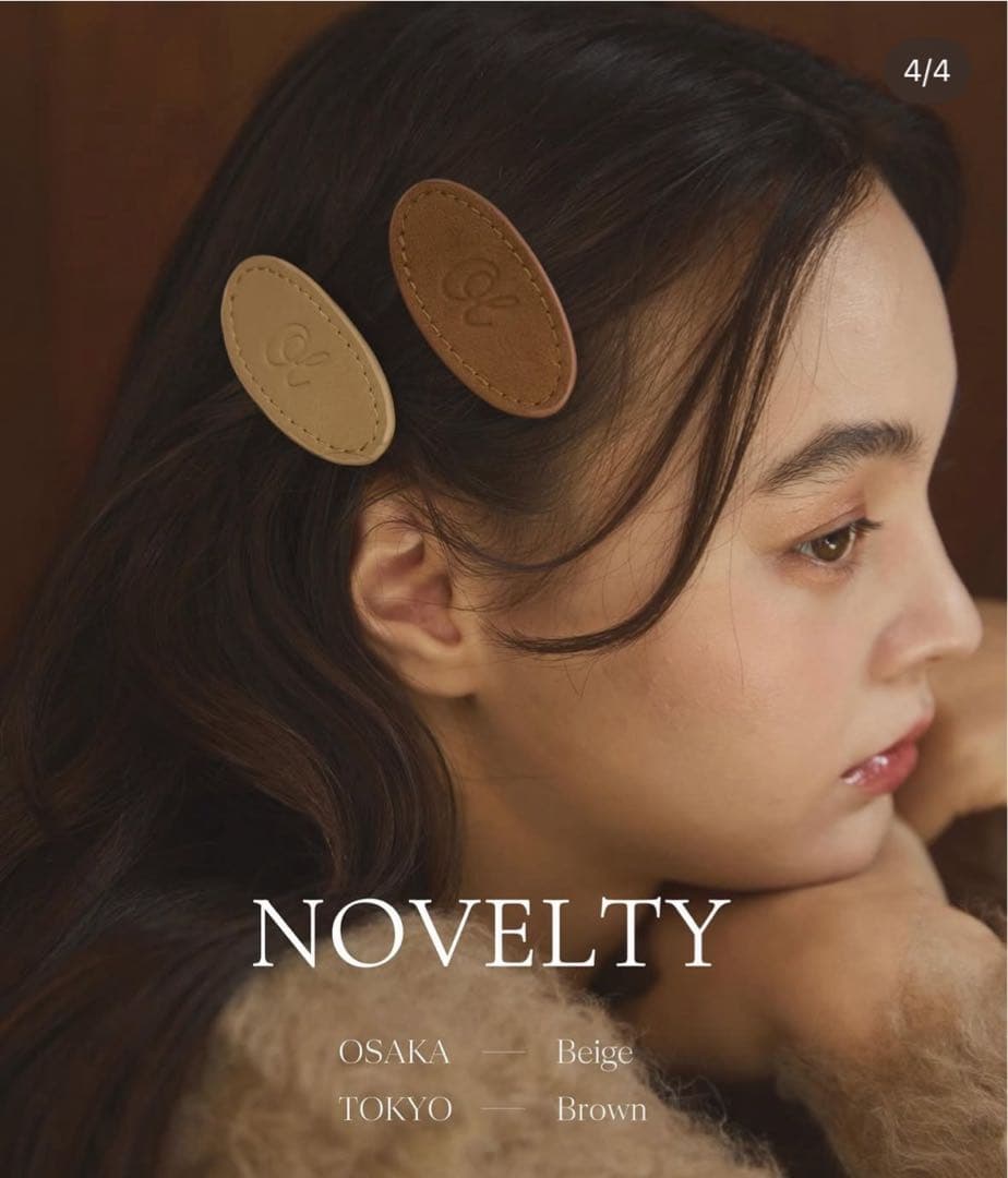 OLUN きりまる　ルーズベーシックモールジャケット　ノベルティ　バレッタ