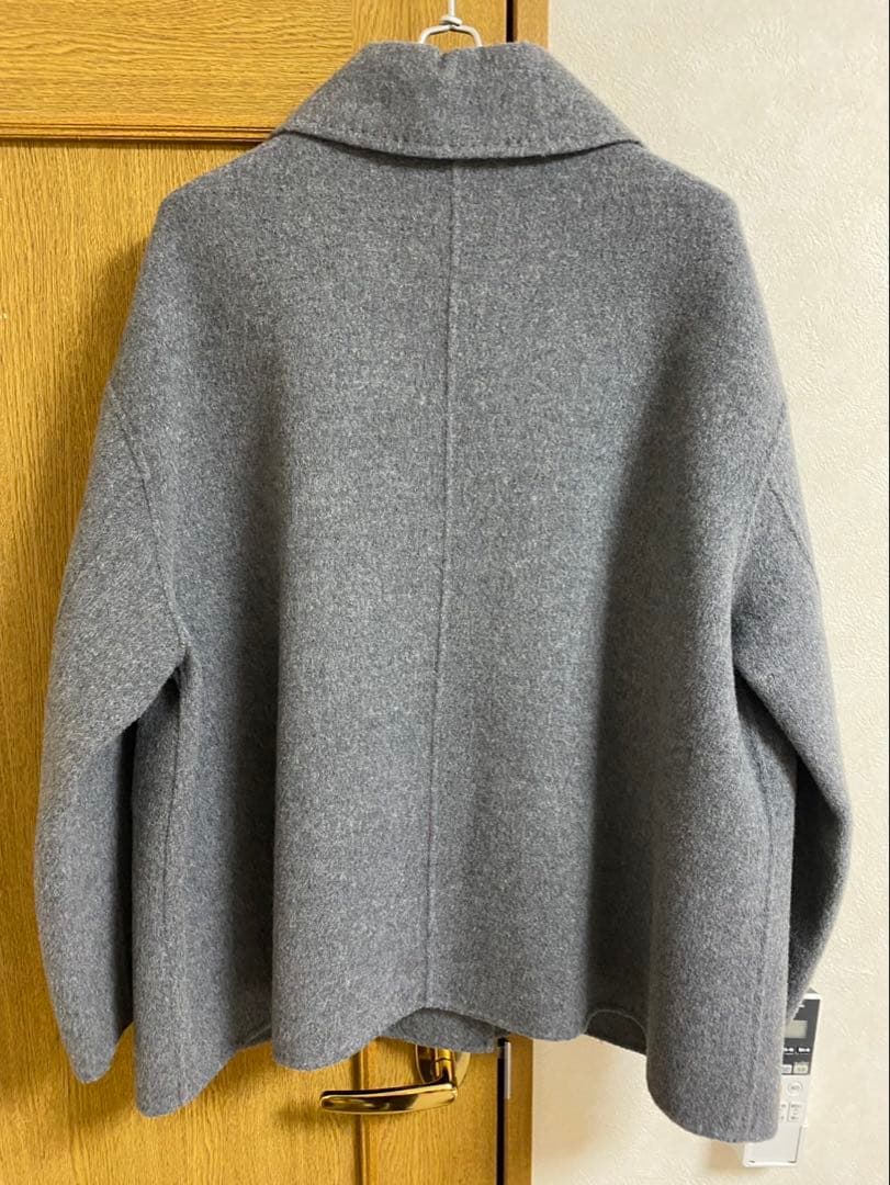 DoCLASSE ピュアウールリバー・ミドルステンコート グレー/ 13号