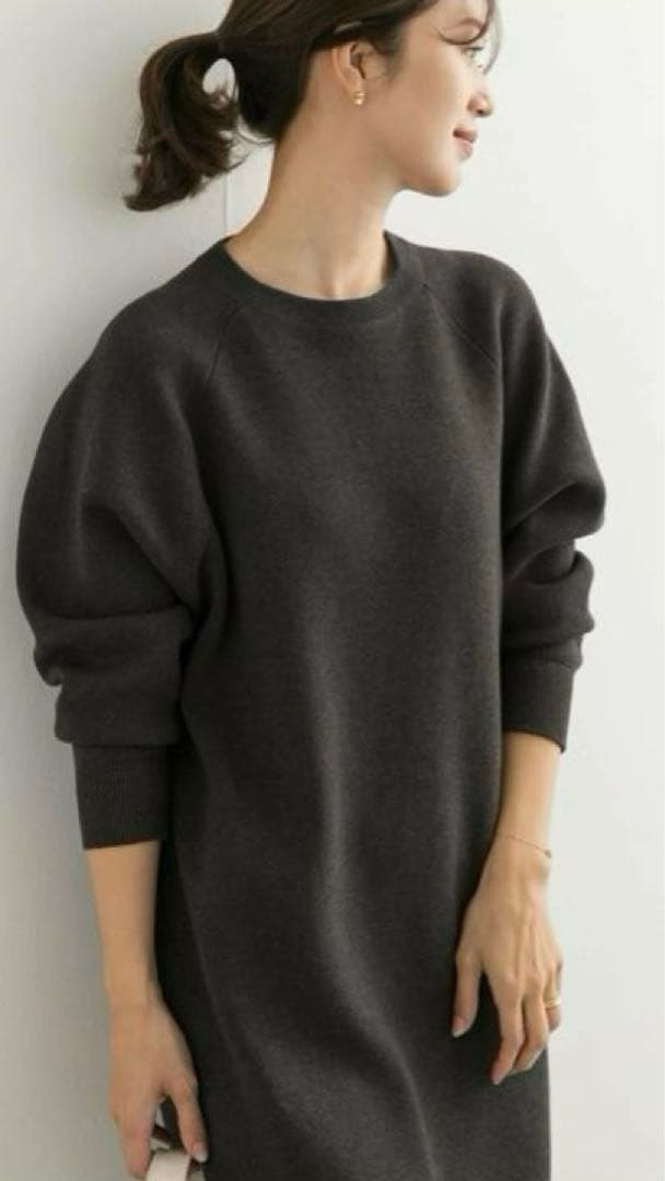 アーバンリサーチドアーズ　スウェットライクニットワンピース