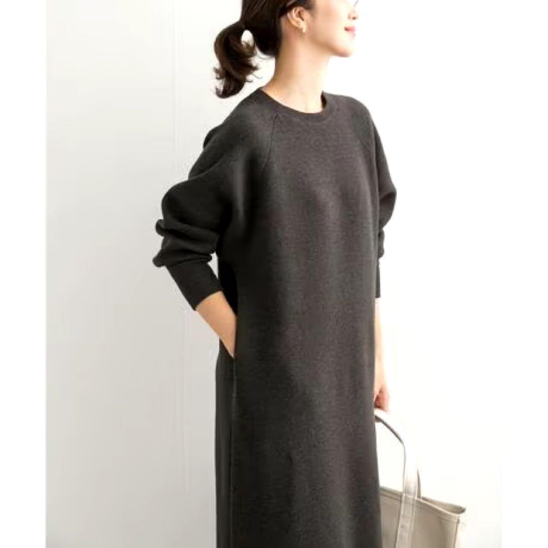 アーバンリサーチドアーズ　スウェットライクニットワンピース