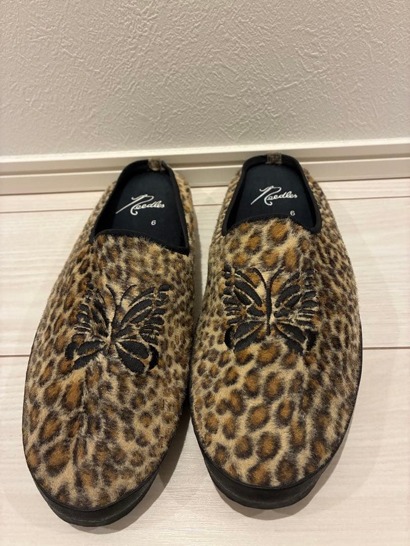 Needles ニードルズ　レオパードミュール　ビームス別注