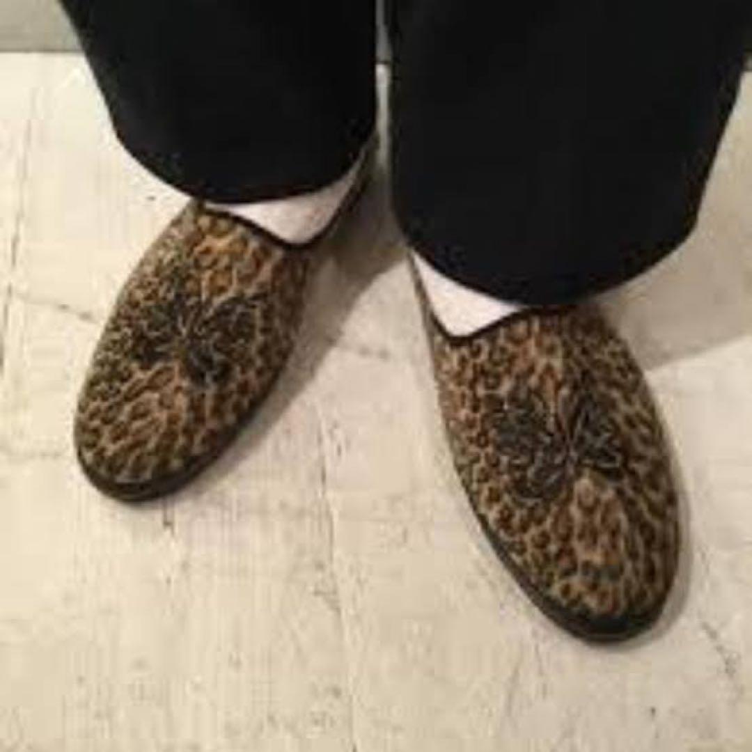 Needles ニードルズ　レオパードミュール　ビームス別注