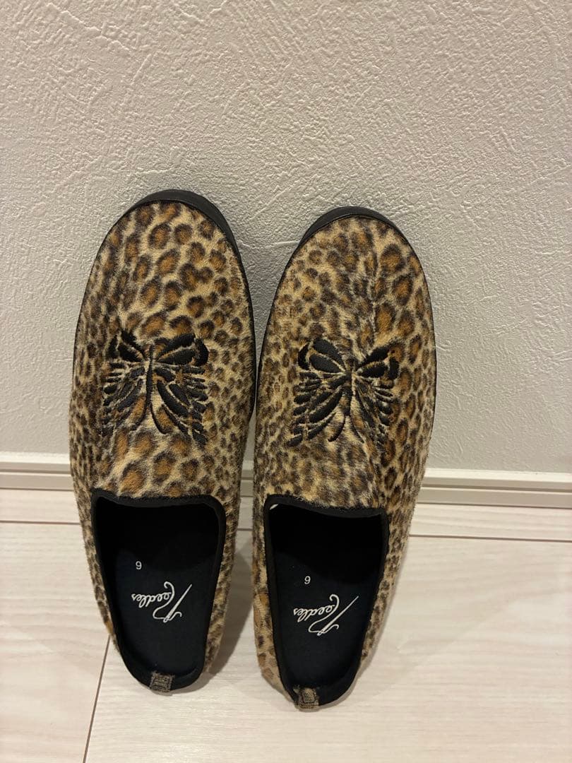 Needles ニードルズ　レオパードミュール　ビームス別注