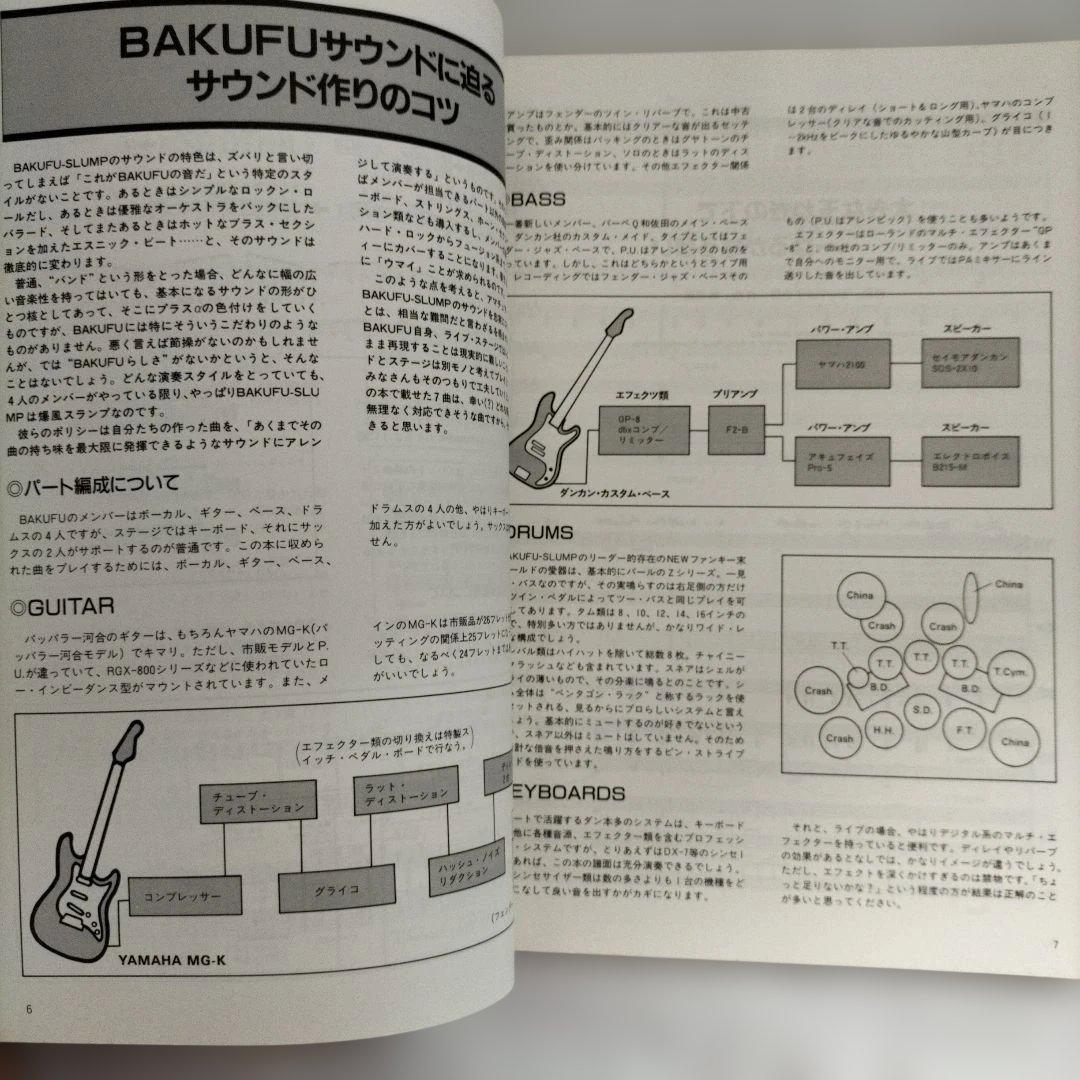 爆風スランプBAKUFU-SLUMP バンドスコア 3冊 「楽」「ジャングル」他