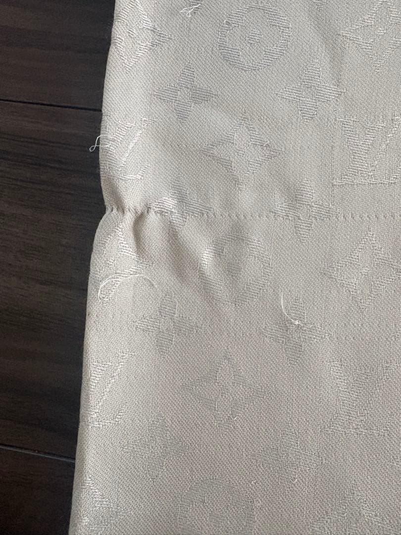 LOUIS VUITTON モノグラム　シャンパンベージュ ストール　大判