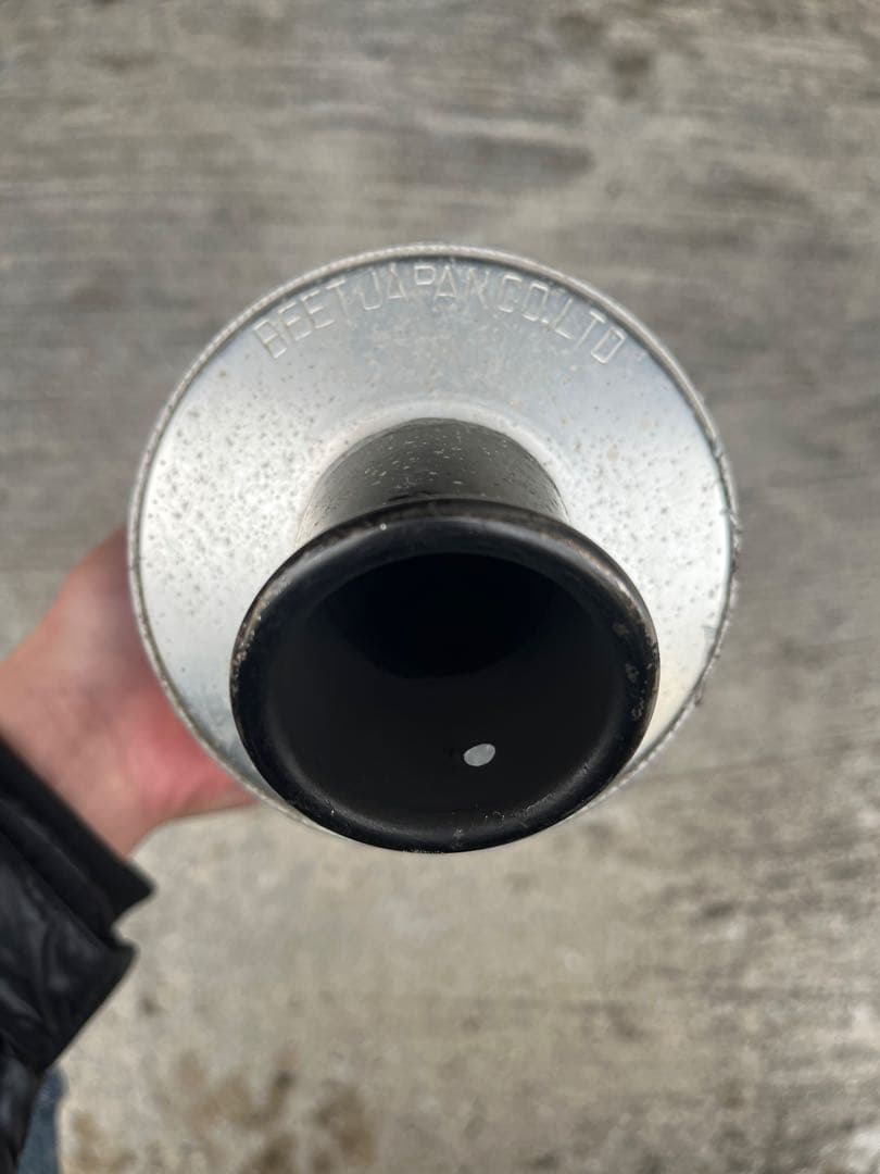 beetマフラー サイレンサ中古 バイク 部品 nassertナサートチタニウム