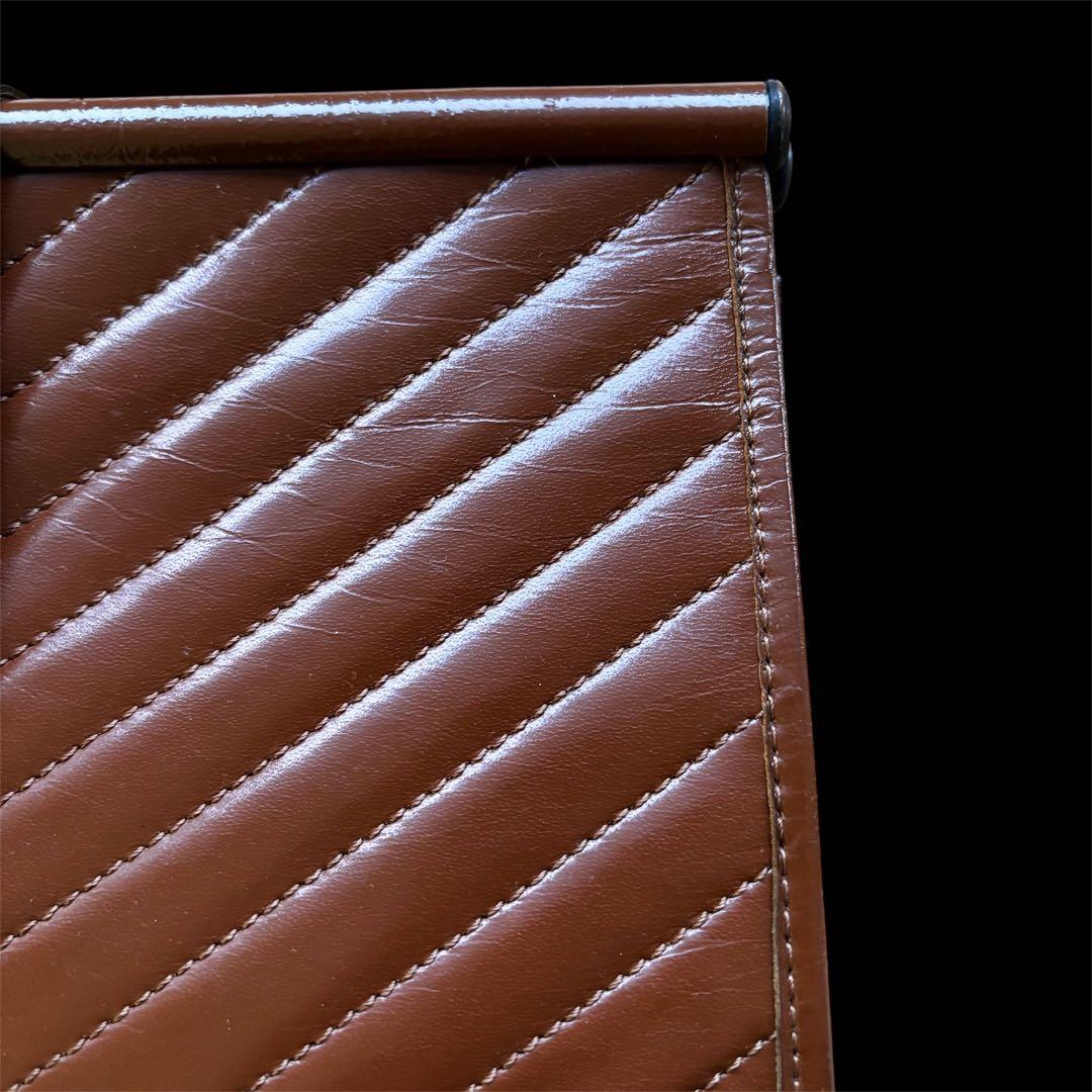 Yves Saint Laurent ブラウン クラッチバッグ