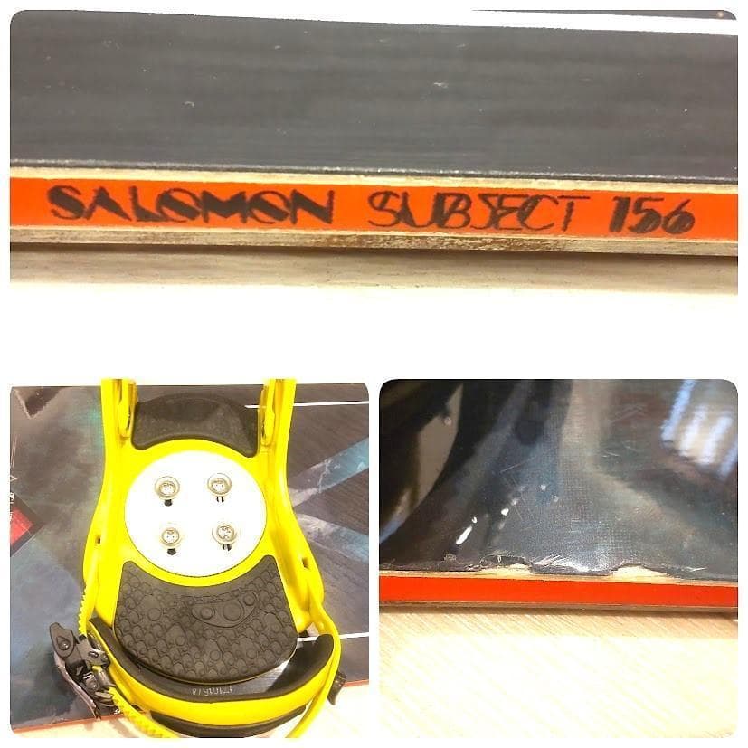 サロモン SUBJECT 156×FLUX M スノーボード 2点セット