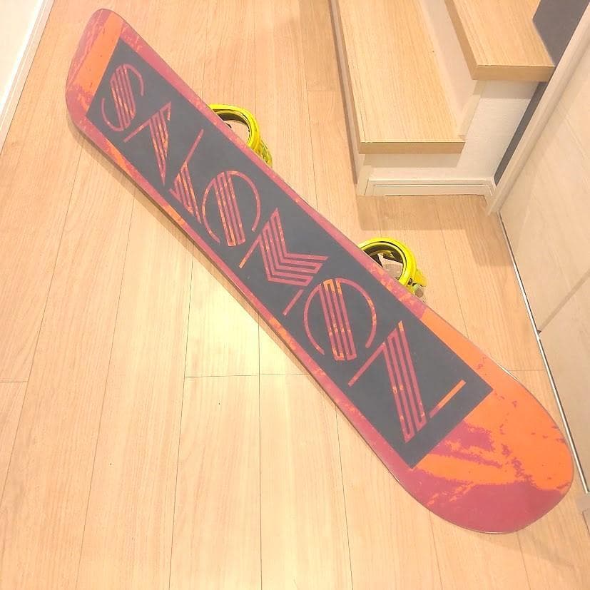 サロモン SUBJECT 156×FLUX M スノーボード 2点セット