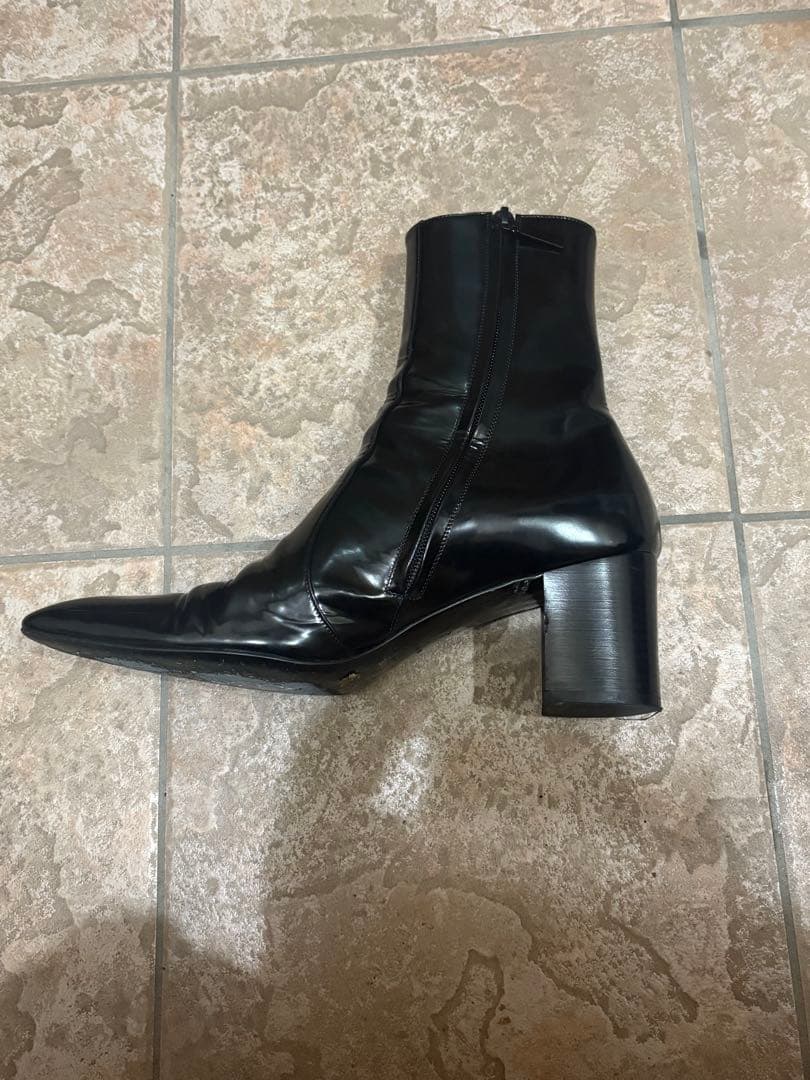 SAINT LAURENT 23AW xivジップヒールブーツ